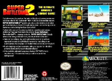 Super Battletank 2 (USA) box cover back